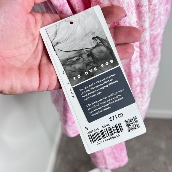 NWT Lululemon Back In Action To Dye For Pink Long Sleeve Shirt 8 - Picture 3 of 4